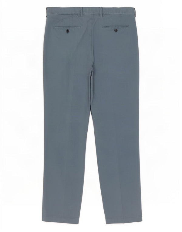 Calça chino masculina Marks & Spencer Blue Harbor Slim W38 L33 algodão