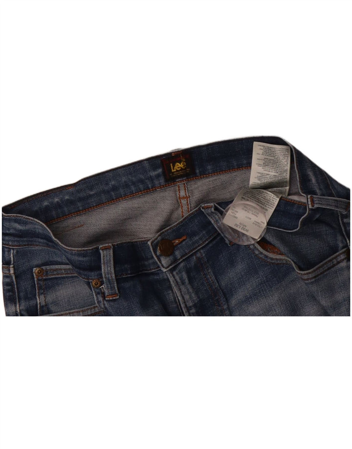 LEE Masculino Arvin Slim Jeans W32 L32 Azul Algodão