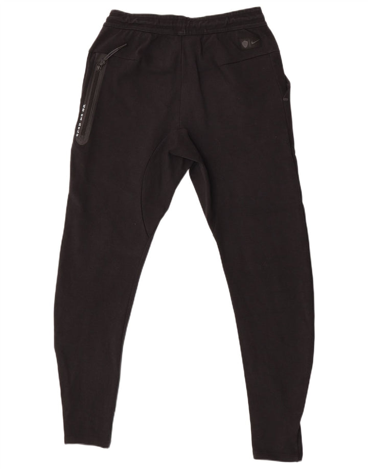 Calça de treino feminina Nike UK 14 médio preto algodão