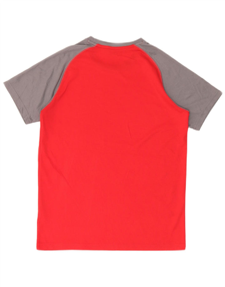 Camiseta masculina IsoCool Mountain Warehouse Top médio vermelho colorblock