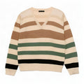 Suéter feminino Marks & Spencer com decote em V Reino Unido 16 grande multicolorido