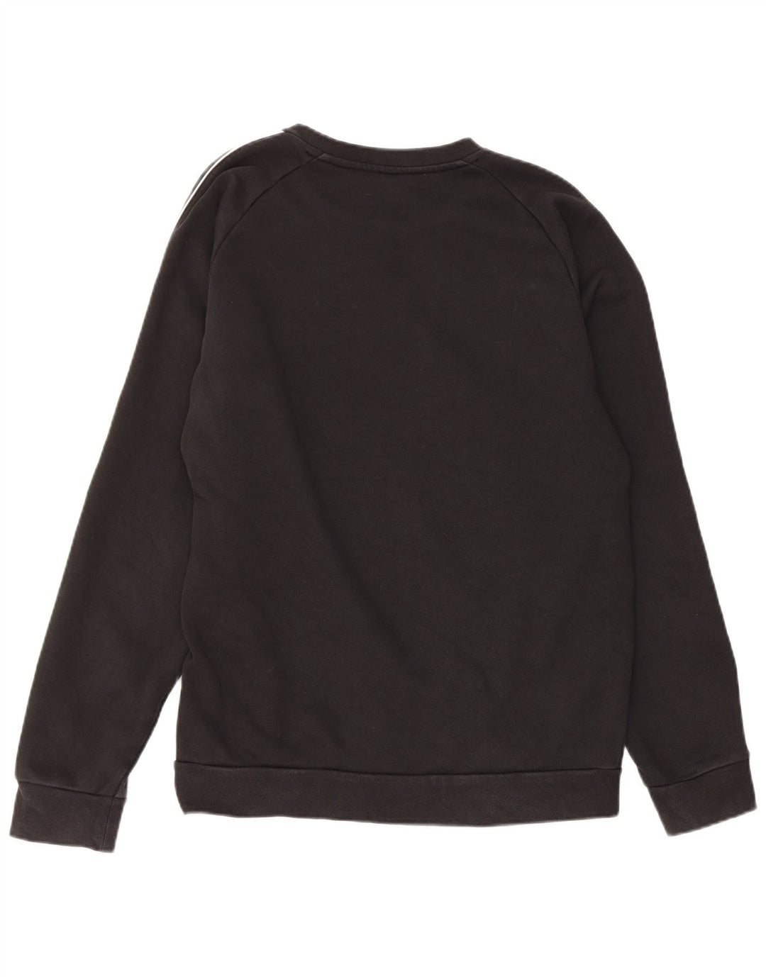 ADIDAS Mens Moletom Jumper Médio Algodão Preto