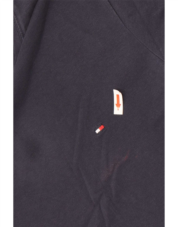 Camiseta masculina Tommy Hilfiger grande algodão azul marinho