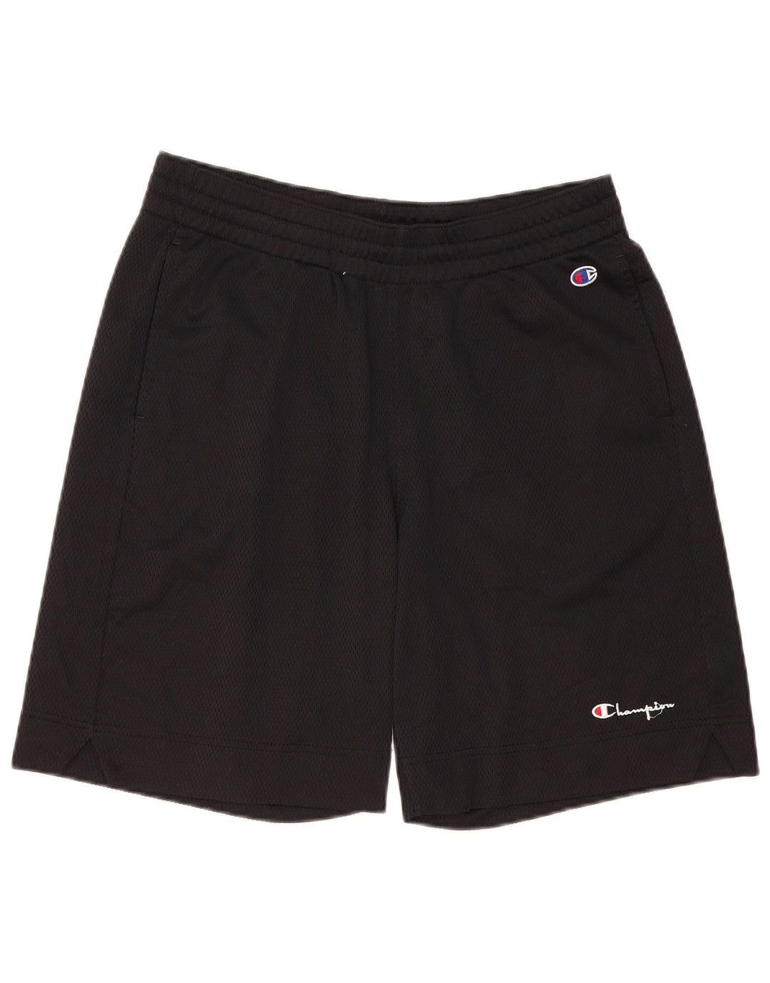 Shorts esportivos masculinos Champion médio preto
