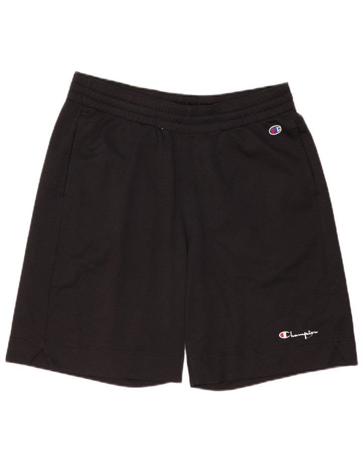Shorts esportivos masculinos Champion médio preto