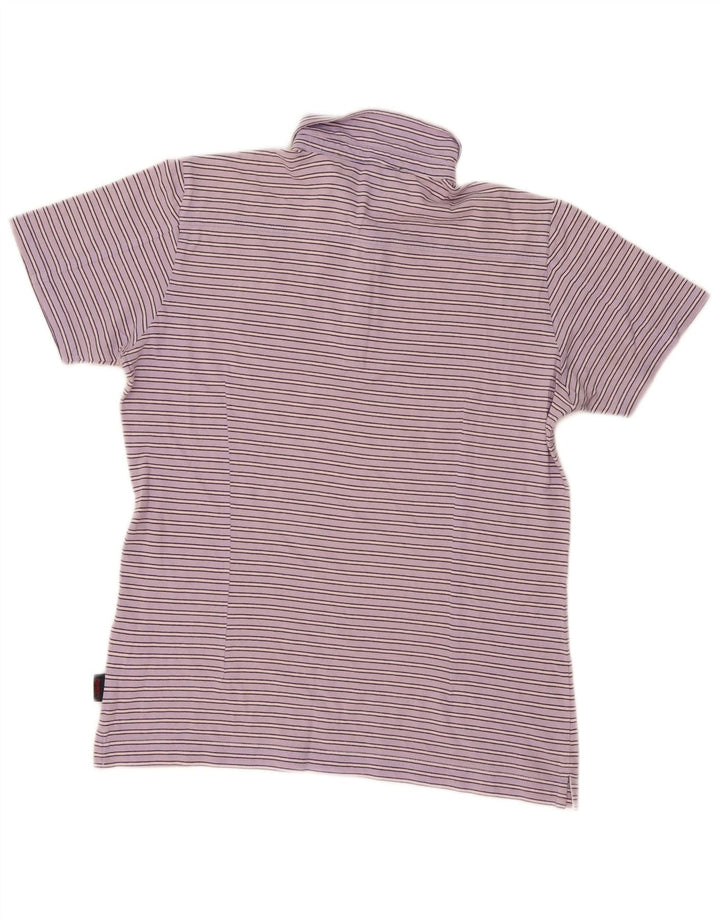Camisa polo masculina Liu Jo listrada roxa média
