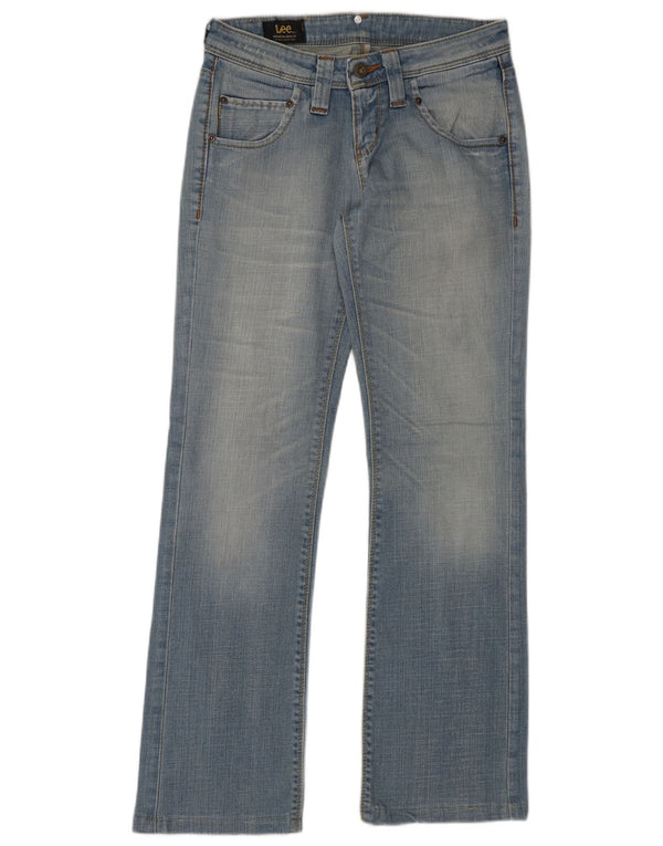 LEE Womens Jinx Straight Jeans W27 L30 Azul Algodão