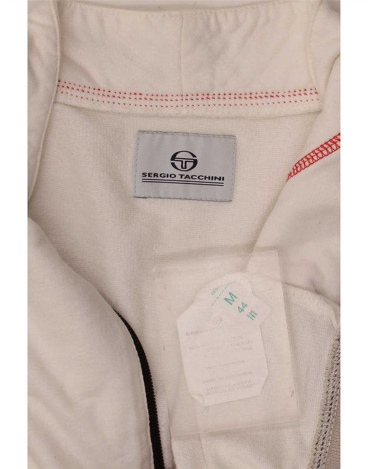 Sergio Tacchini Jaqueta feminina de treino IT 44 Medium White Colourblock