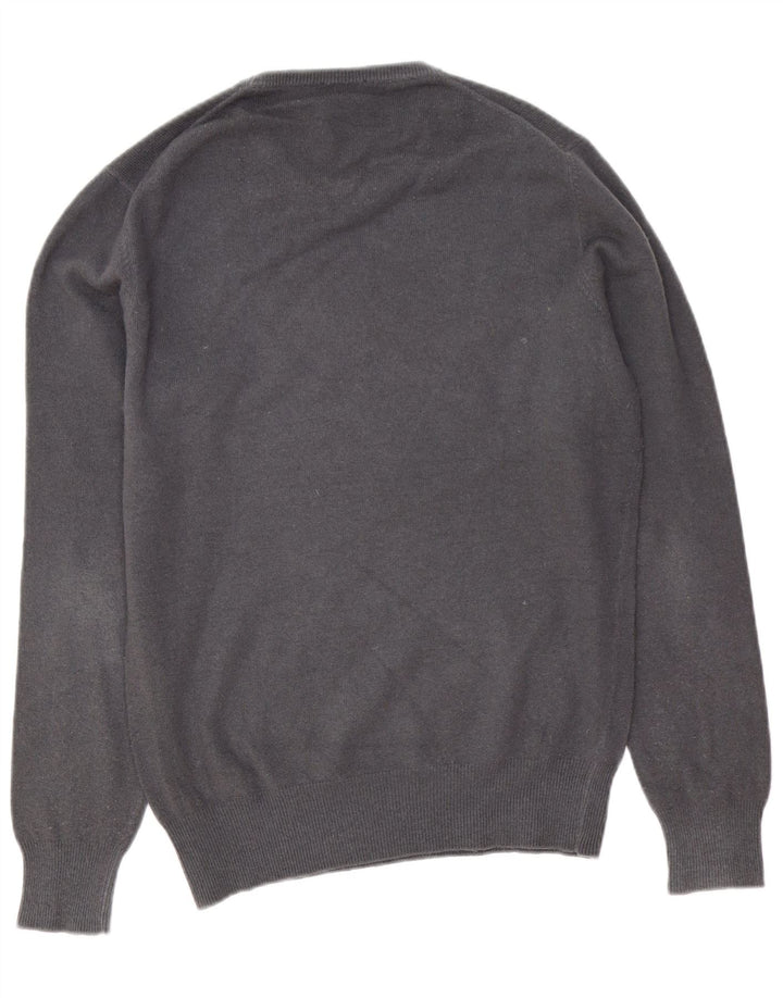 Suéter masculino Sisley Graphic Crew Neck cinza médio