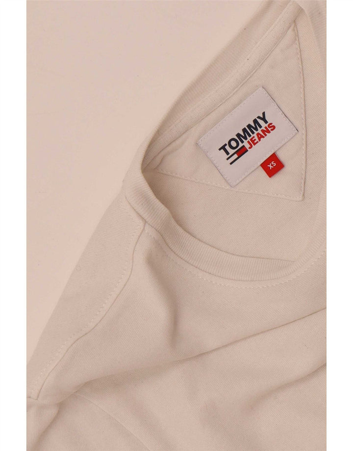Tommy Hilfiger Camiseta masculina gráfica Top XS Branco