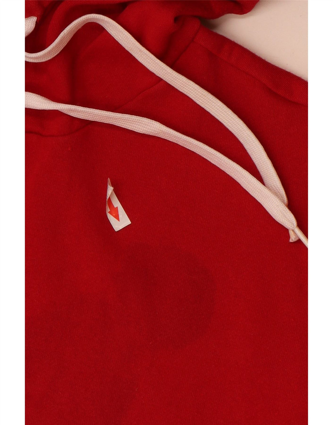 Adidas Mens Hoodie Jumper Médio Algodão Vermelho