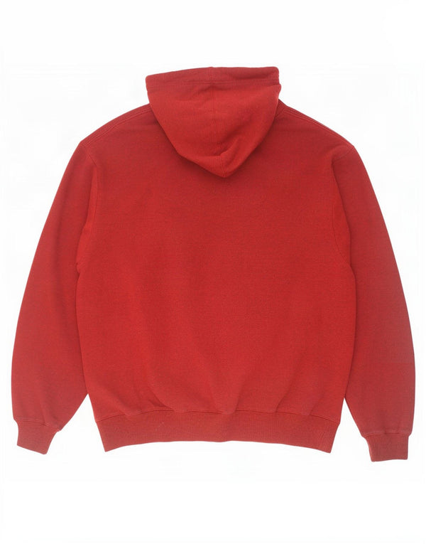 Champion masculino moletom com capuz XL algodão vermelho