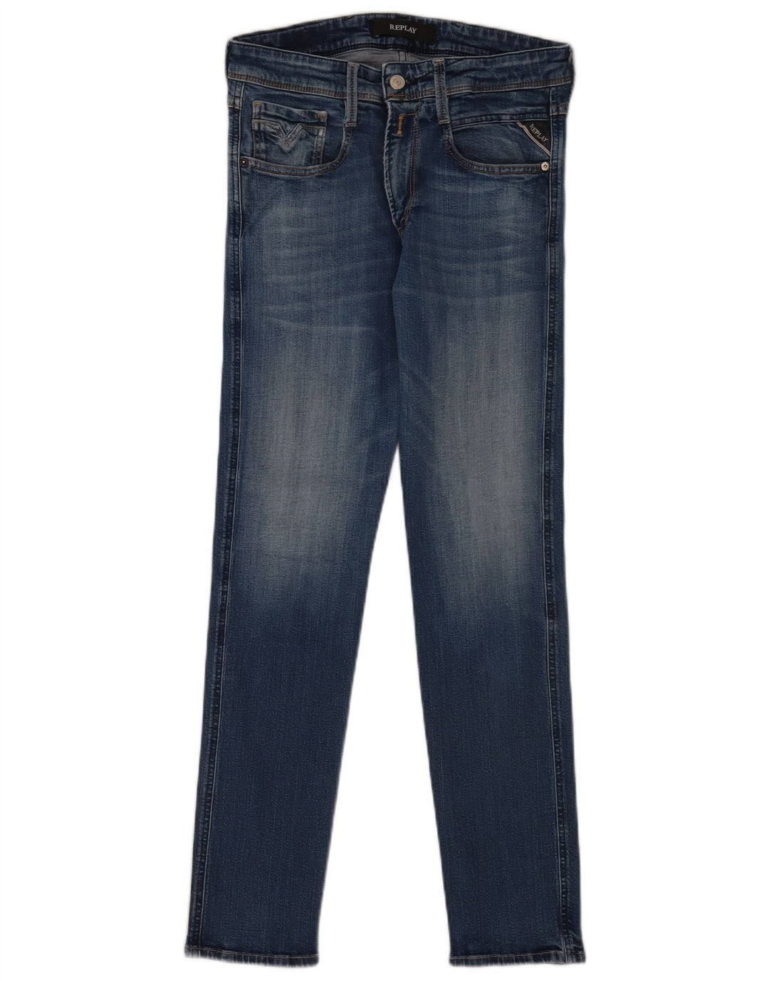 Replay Jeans Skinny Feminino W28 L30 Azul