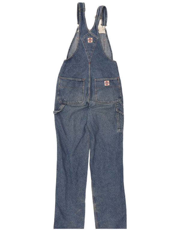 Macacão feminino Rifle Jeans reto W26 L34 algodão azul