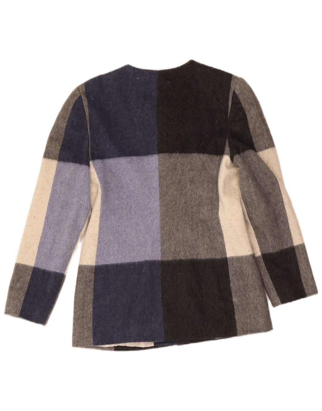 Jaqueta blazer feminina Gai Mattiolo IT 46 grande bloco colorido multicolorido