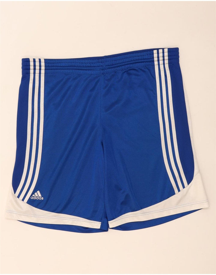 Adidas Masculino Climalite Sport Shorts Grande Azul Colorblock Poliéster