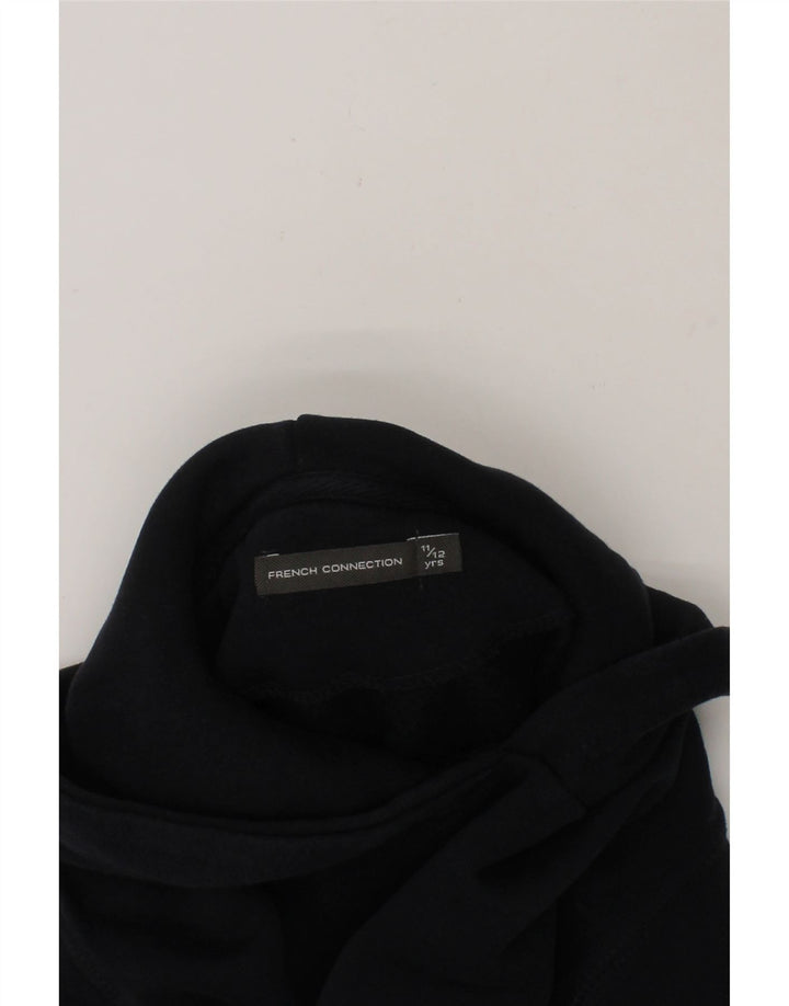 FRENCH CONNECTION Boys Hoodie Jumper 11-12 Years Navy Blue Cotton Vintage French Connection and Second-Hand French Connection from Messina Hembry 