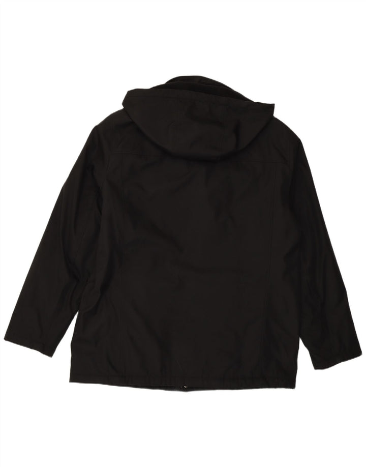 Jaqueta utilitária masculina com capuz Calvin Klein UK 40 poliéster preto grande