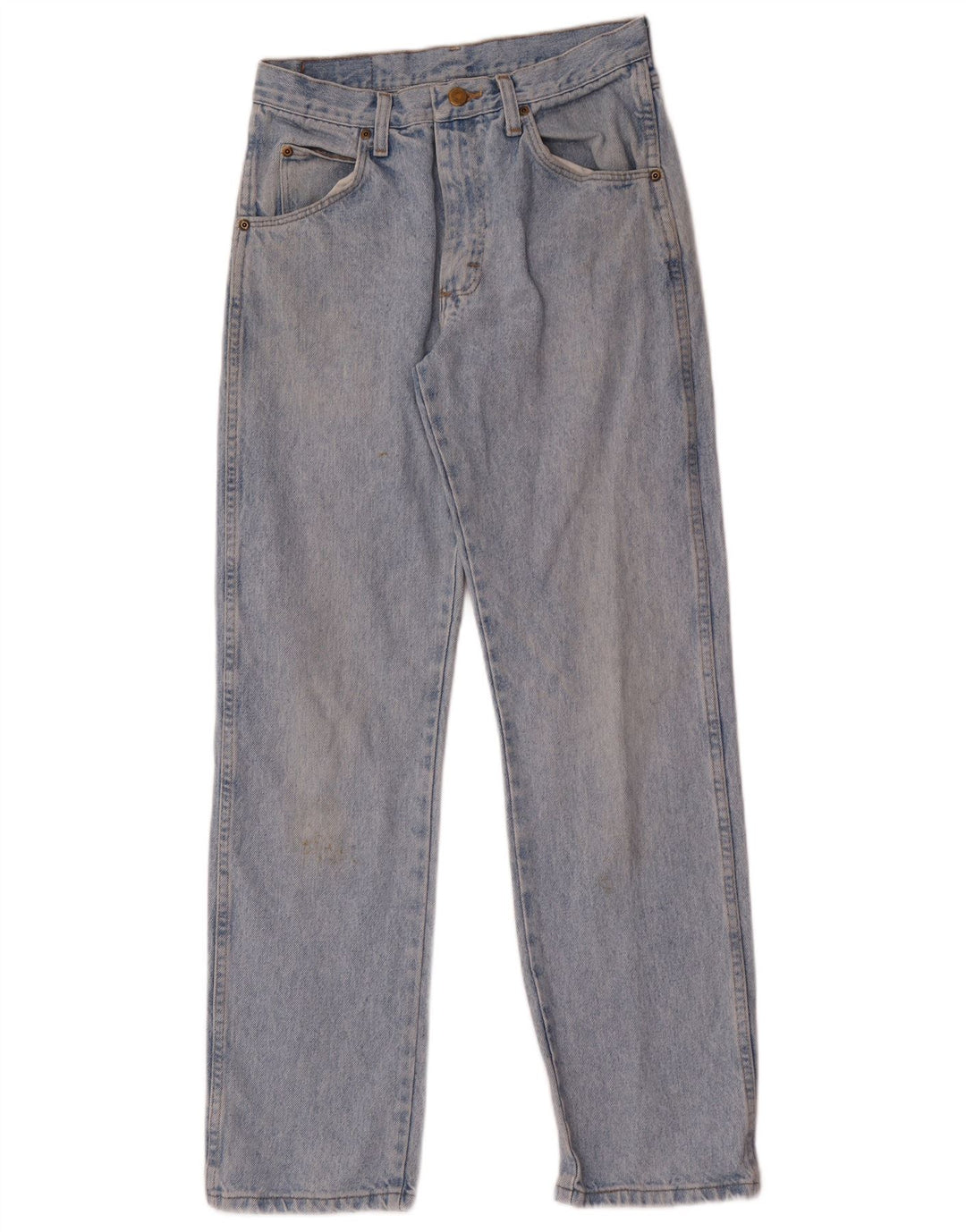 Jeans Wrangler feminino reto W30 L32 algodão azul