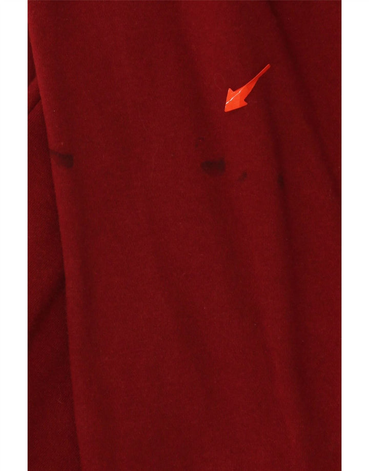 REEBOK Mens Graphic Hoodie Jumper Large Red Cotton Vintage Reebok and Second-Hand Reebok from Messina Hembry 