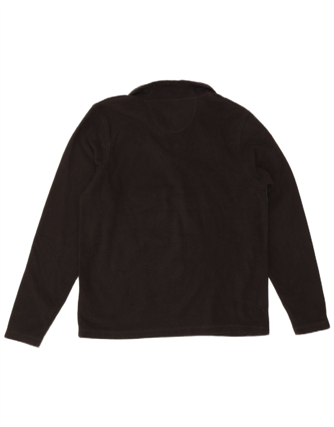 Pierre Cardin Suéter masculino de lã com zíper e gola média preto colorblock