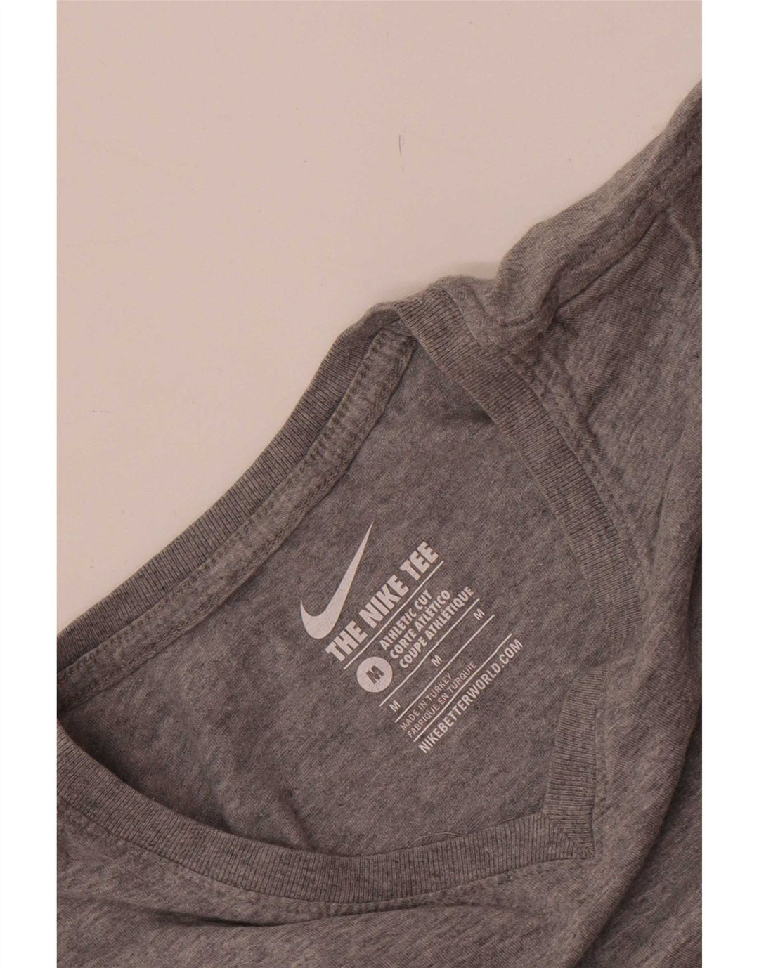 Camiseta Nike Masculina Top Cinza Médio