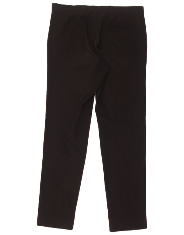 Calça Chino Slim Masculina Marks & Spencer W34 L33 Poliéster Preto