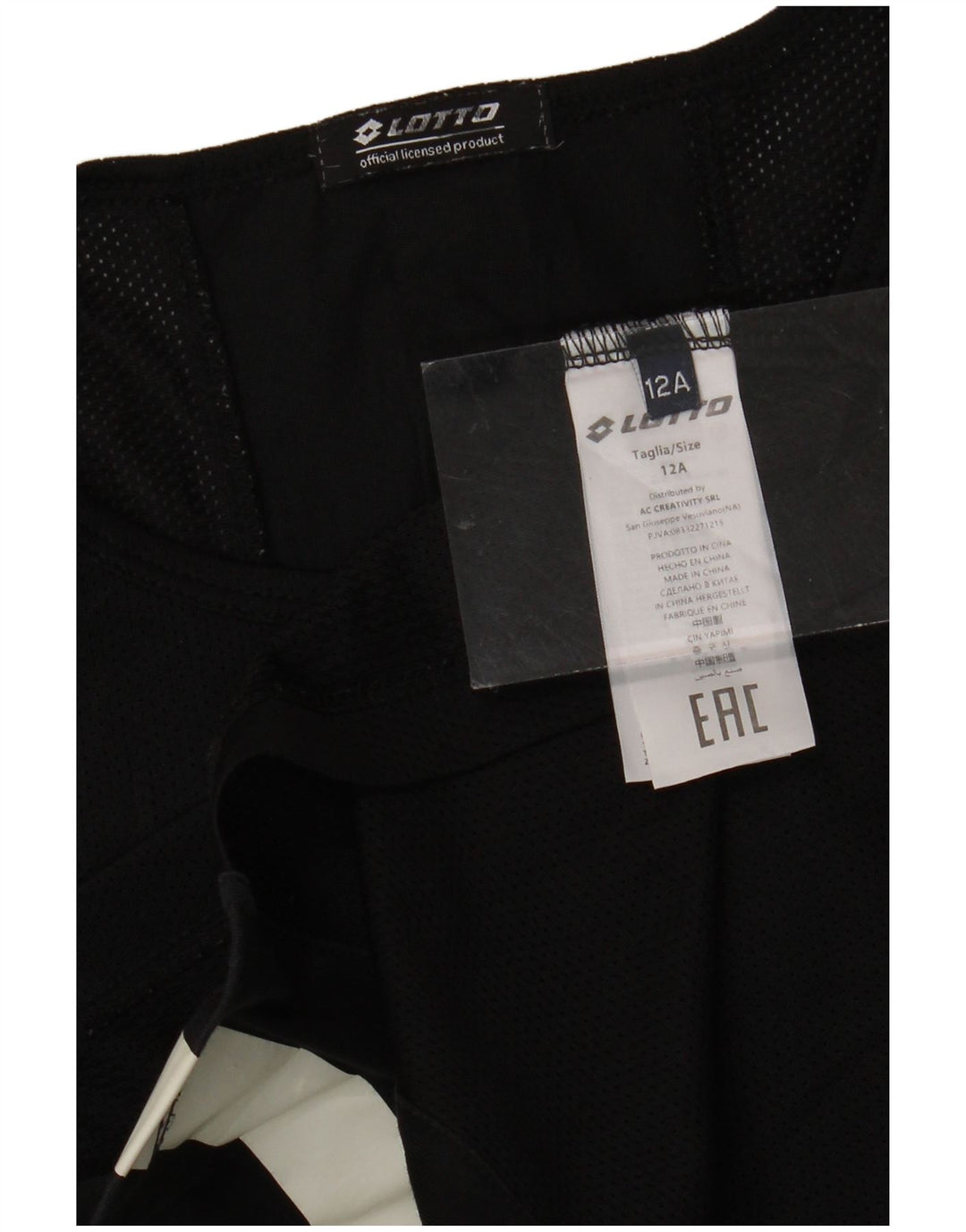 LOTTO Boys Graphic Vest Top 11-12 Anos Preto Poliéster