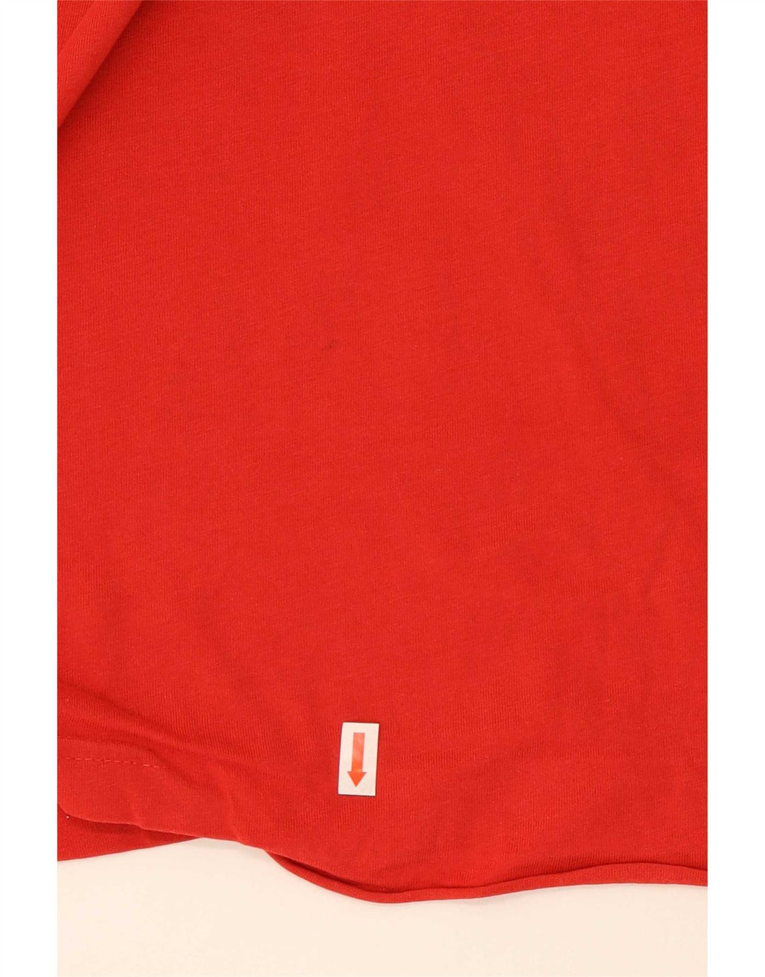 Puma Mens Graphic T-Shirt Top Médio Algodão Vermelho