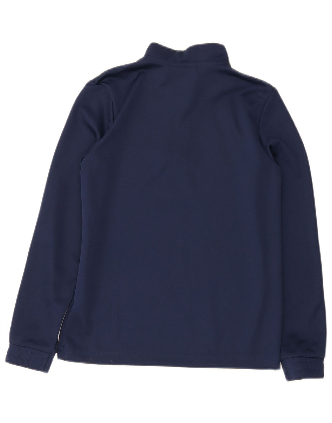 Adidas Meninos Aeroready Zip Neck Pullover Treino Top 11-12 Anos Azul Marinho