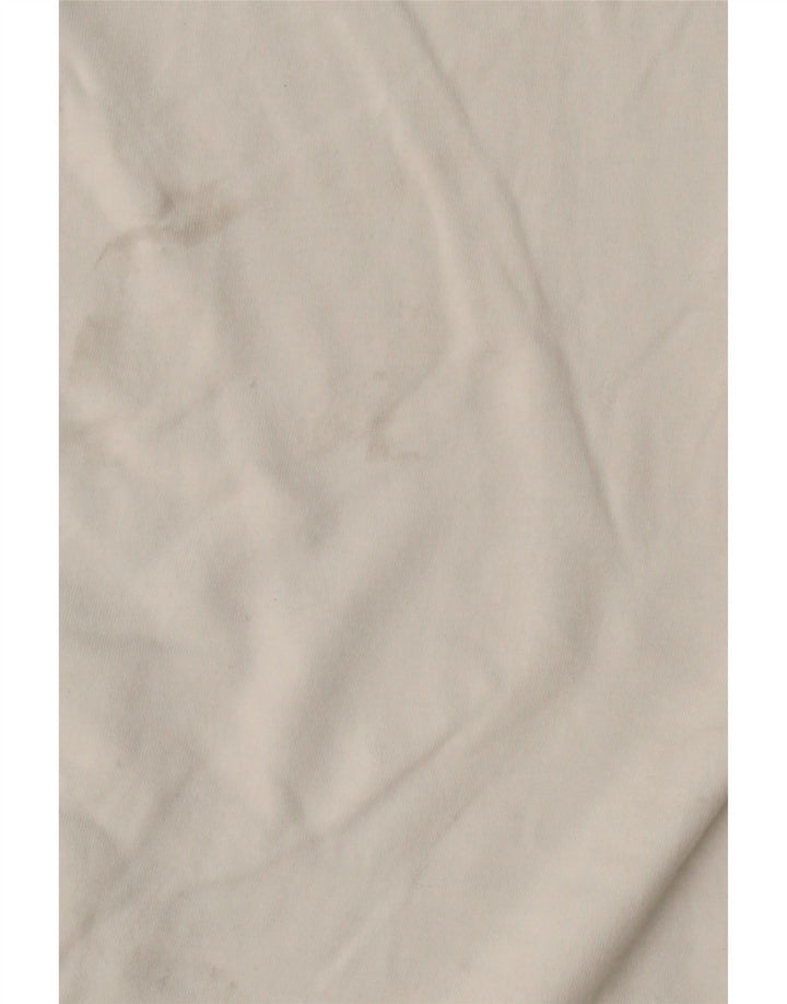 VANS Masculino Slim Fit Graphic Top Manga 3/4 Pequeno Branco Colorblock Algodão