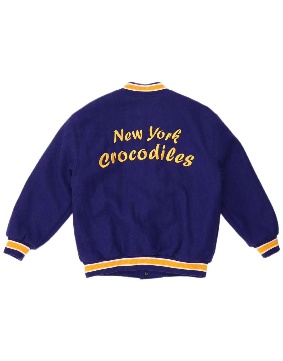 Jaqueta ZARA Girls New York Crocodiles Graphic Varsity 9-10 anos Azul marinho