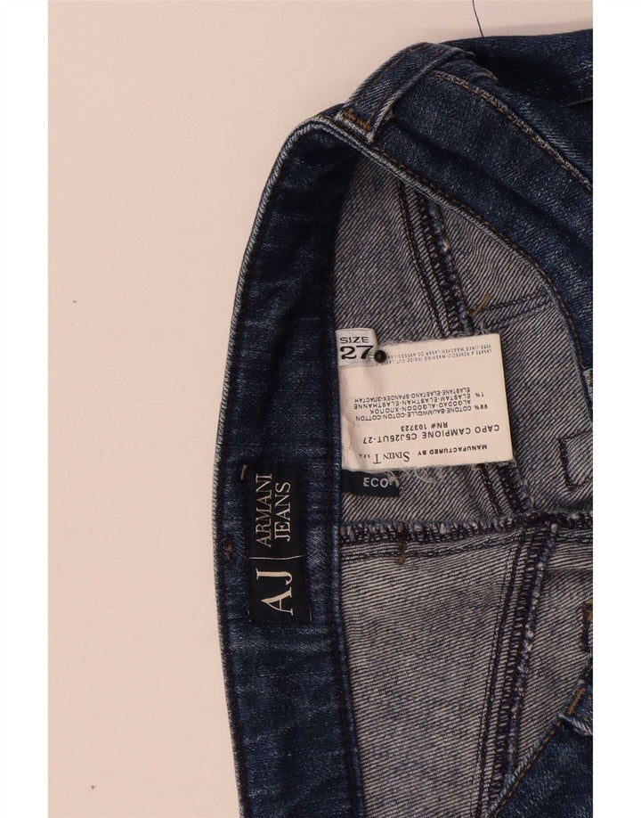 Armani feminino bootcut jeans W27 L29 algodão azul