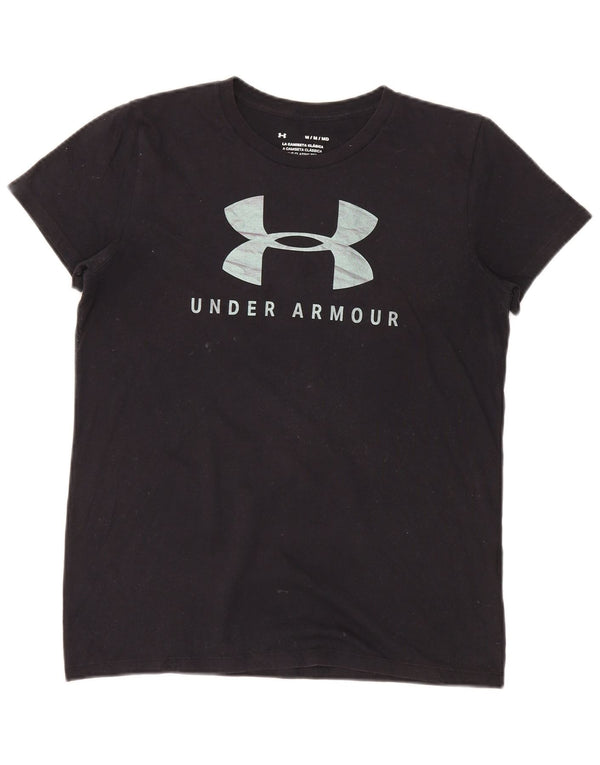 Camiseta gráfica feminina Under Armour UK 12 médio preto