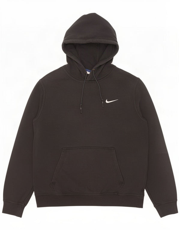 Nike Mens Hoodie Jumper Médio Algodão Preto