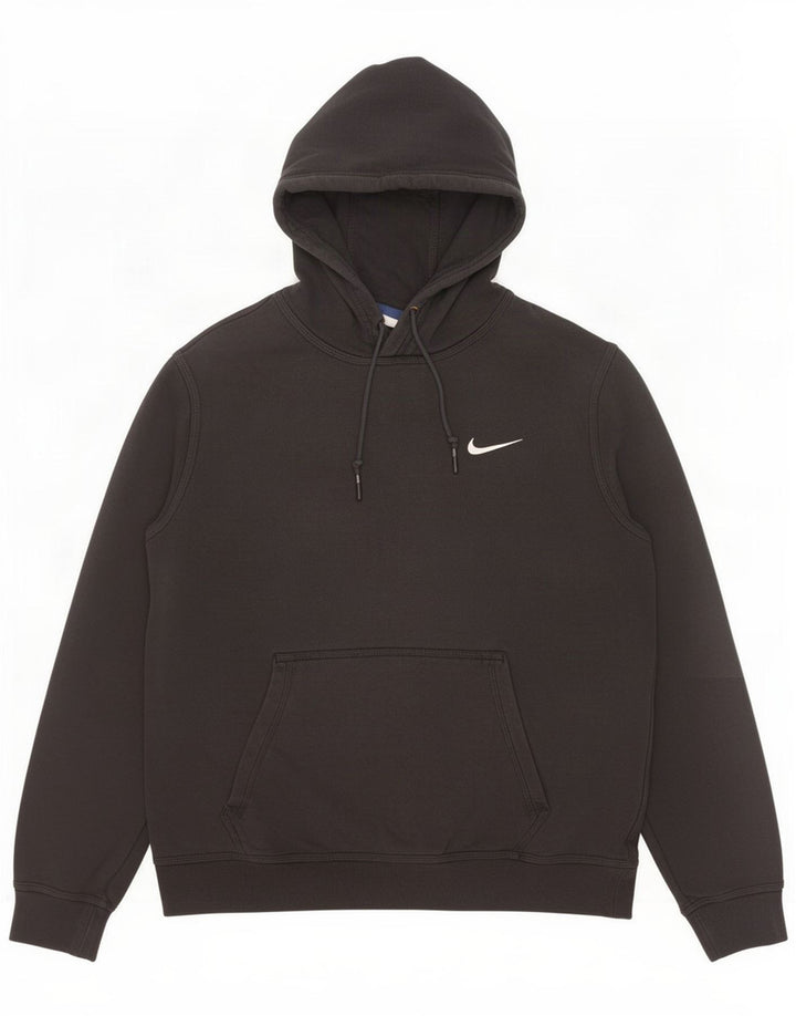 Nike Mens Hoodie Jumper Médio Algodão Preto