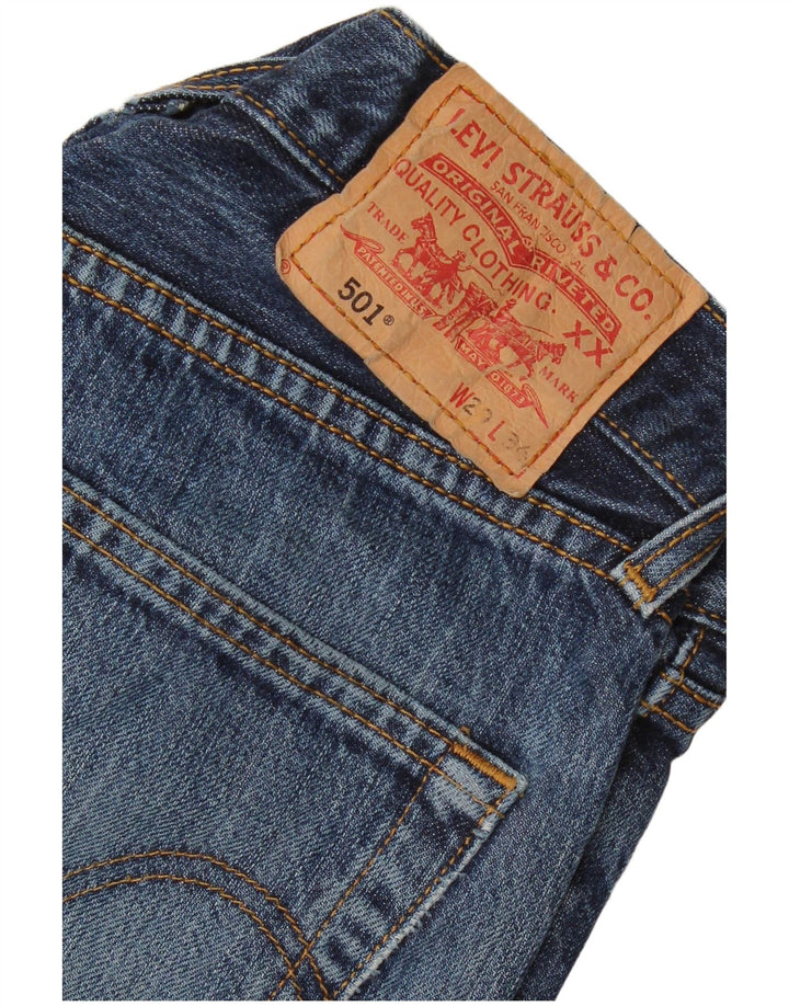 LEVI'S Masculino 501 Straight Jeans W29 L28 Azul