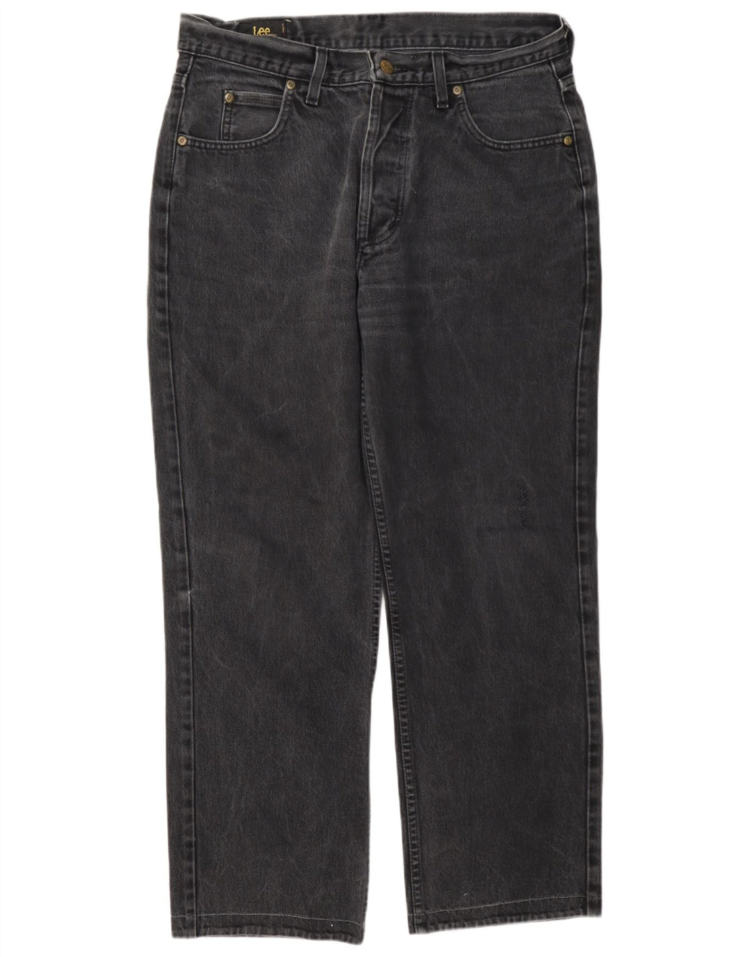 Calça jeans reta masculina Lee W32 L27 cinza