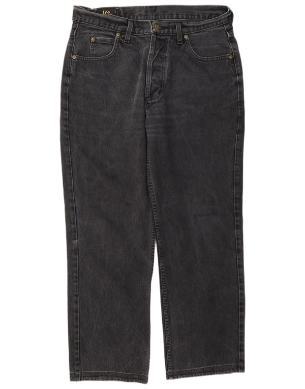 Calça jeans reta masculina Lee W32 L27 cinza