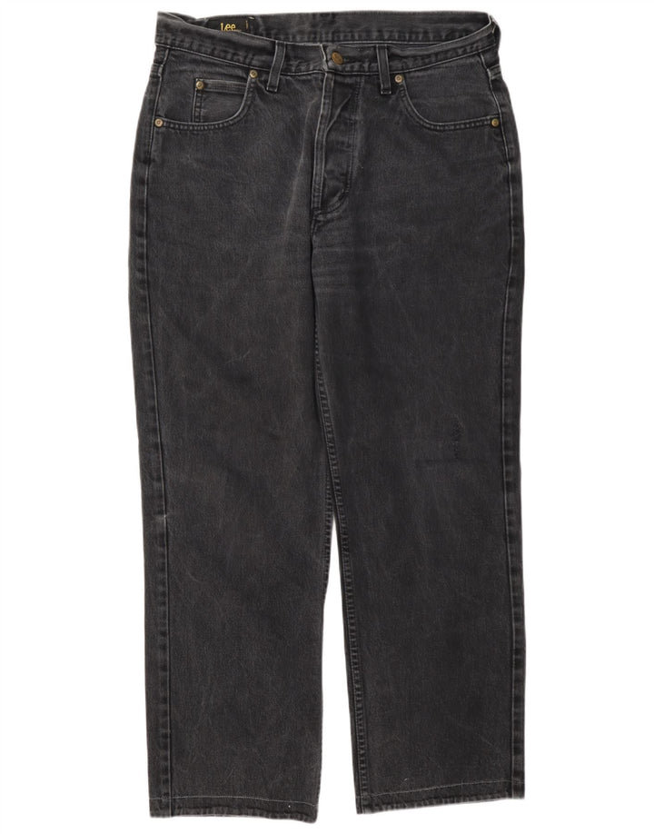 Calça jeans reta masculina Lee W32 L27 cinza