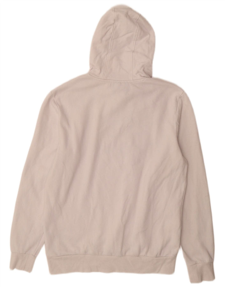 Suéter com capuz gráfico masculino KAPPA grande algodão branco