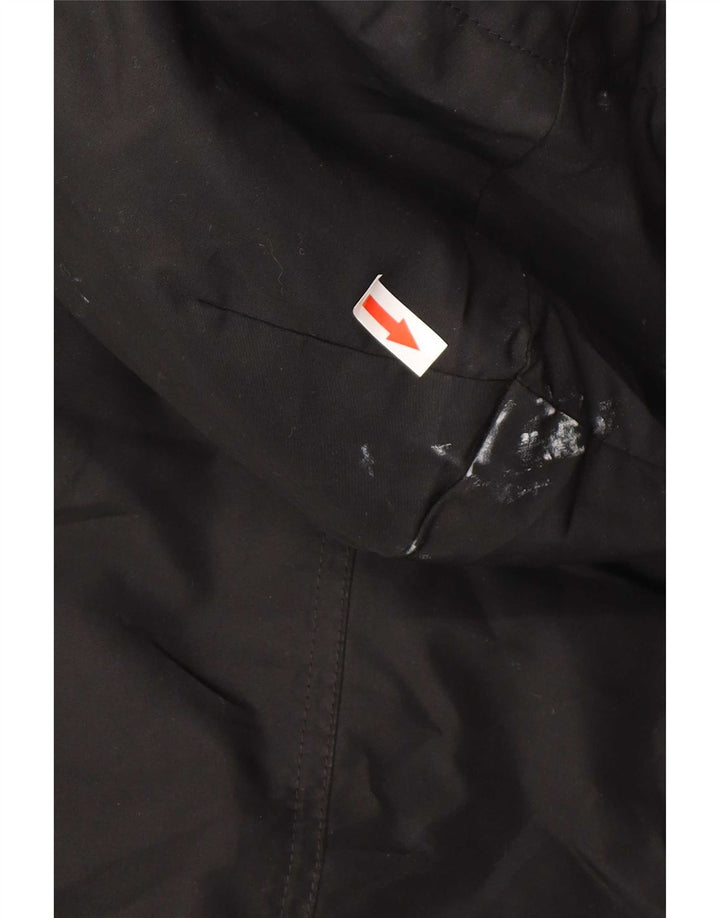 Jaqueta corta-vento masculina G-Star com capuz UK 38 poliéster preto médio