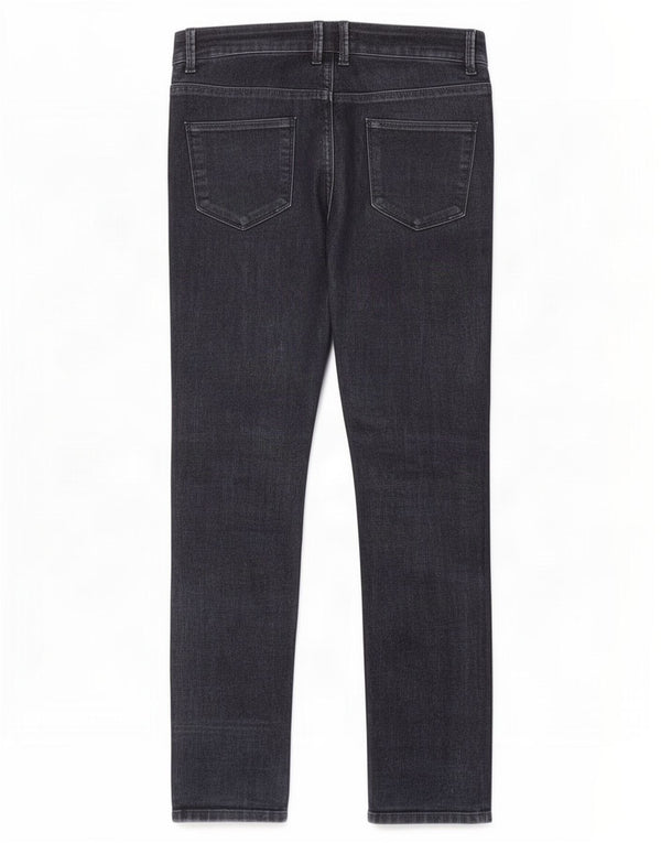 Calça jeans feminina Marks & Spencer UK 12 médio W28 L28 algodão azul marinho
