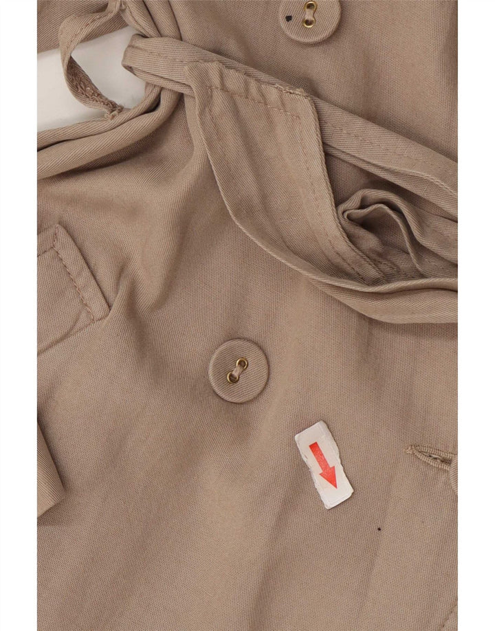 Trench Coat feminino Oasis UK 6 XS cinza Lyocell