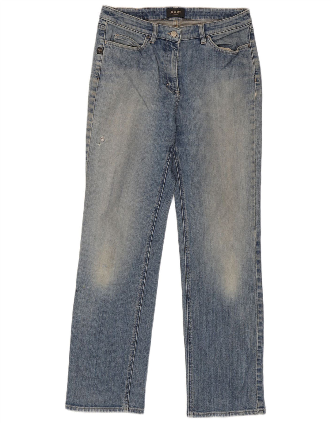 Calça jeans reta feminina JOOP W32 L32 algodão azul