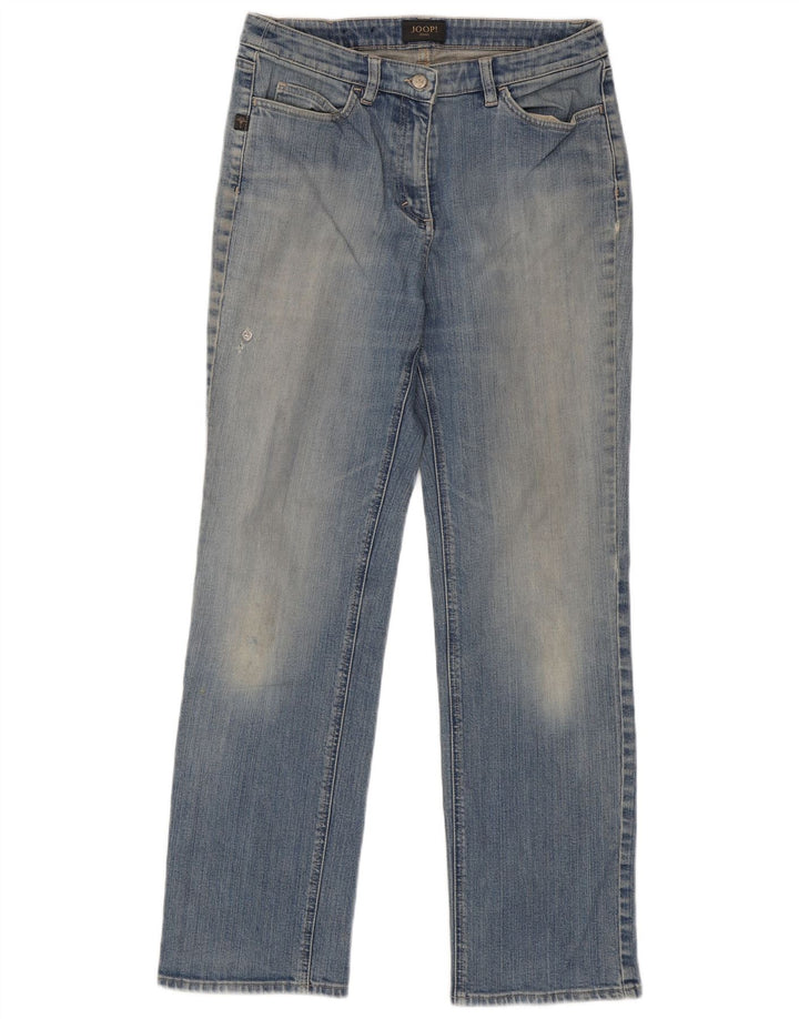 Calça jeans reta feminina JOOP W32 L32 algodão azul