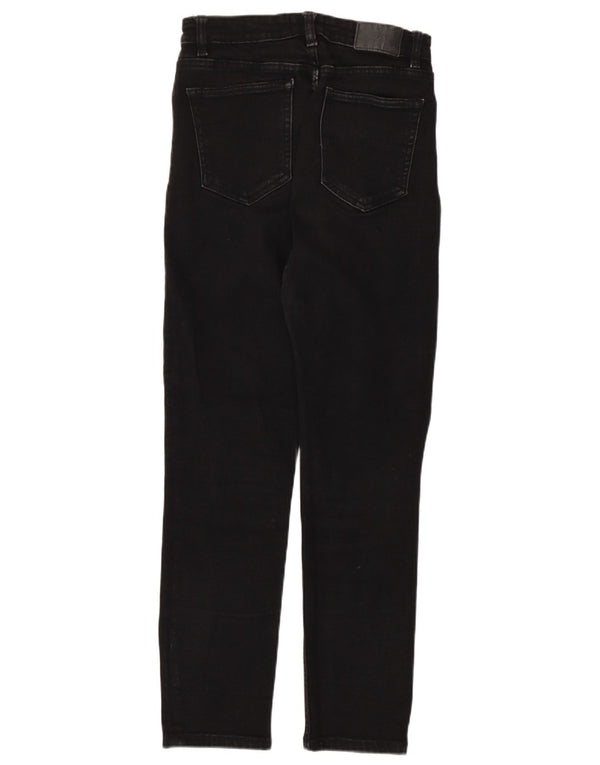 Zara Jeans Skinny Feminino UE 38 Pequeno W28 L26 Preto