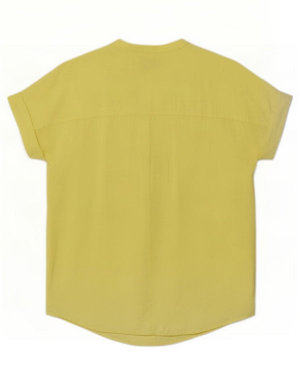 Blusa feminina MINT VELVET UK 12 viscose amarela média
