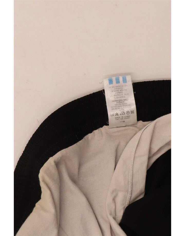 Shorts esportivos masculinos Adidas grande poliéster preto
