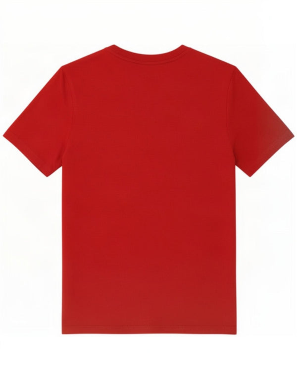 Camiseta Adidas Menino Top 13-14 Anos Algodão Vermelho